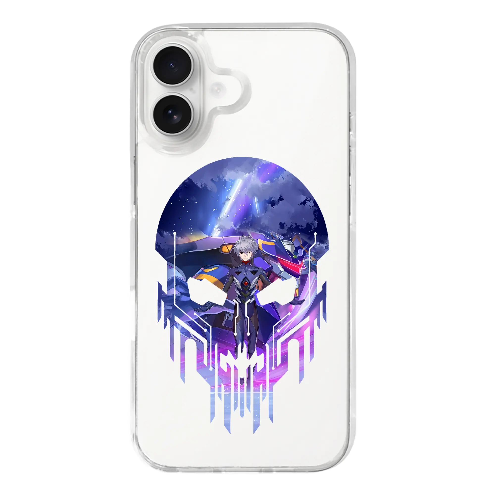 エヴァンゲリオン グッズ,渚カヲル - iPhone 17シリーズ 透明スマホケース – 薄型・耐衝撃・精密フィット保護カバー